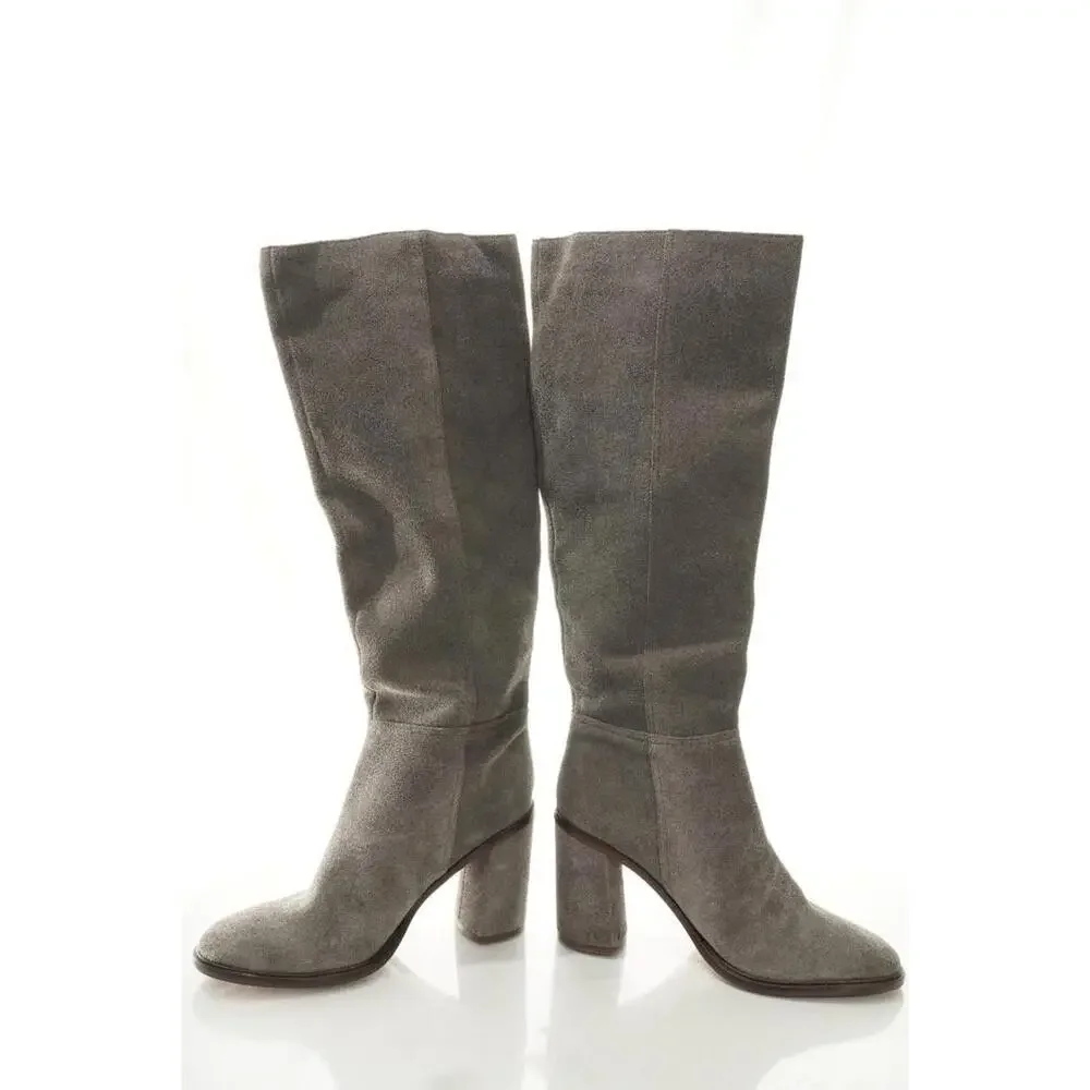 Vince Camuto Dameera Block Heel Dress Boots Women's Sz 8.5 M Shoes